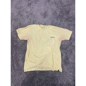 Rip Curl Boys Large Yellow Graphic T-Shirt Wave Sunset Surf Tee 100% Cotton